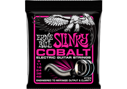 Ernie Ball Super Slinky Cobalt Elektrische Gitaarsnaren 9-42 (EB2723)