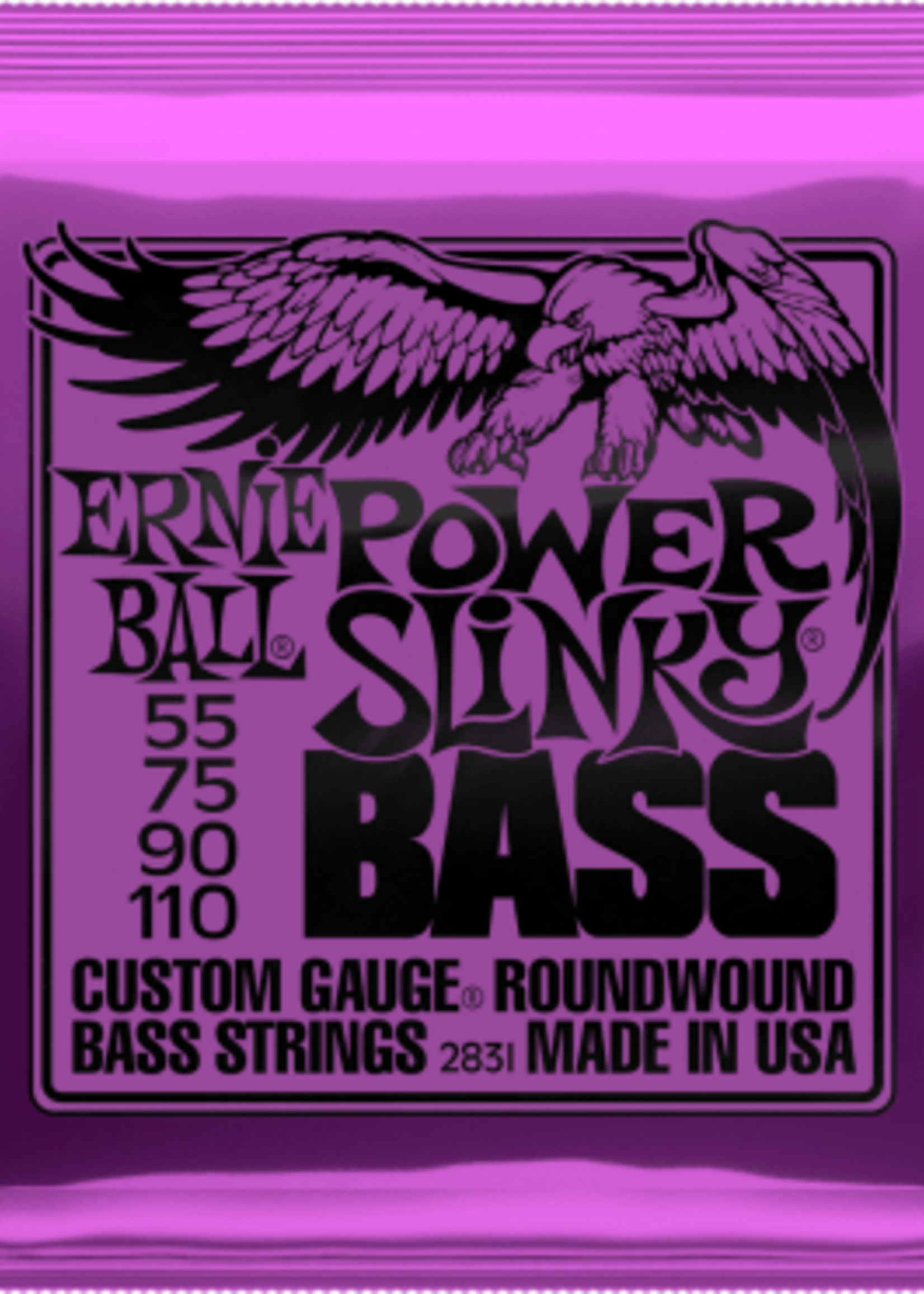 Ernie Ball Ernie Ball Power Slinky Nickel Wound 55-110 Bassnaren (EB2831)