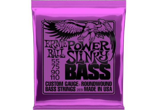 Ernie Ball Power Slinky Nickel Wound 55-110 Bassnaren (EB2831)