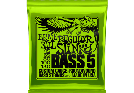 Ernie Ball Regular Slinky Bassnaren 5-String 45-130 (EB 2836)