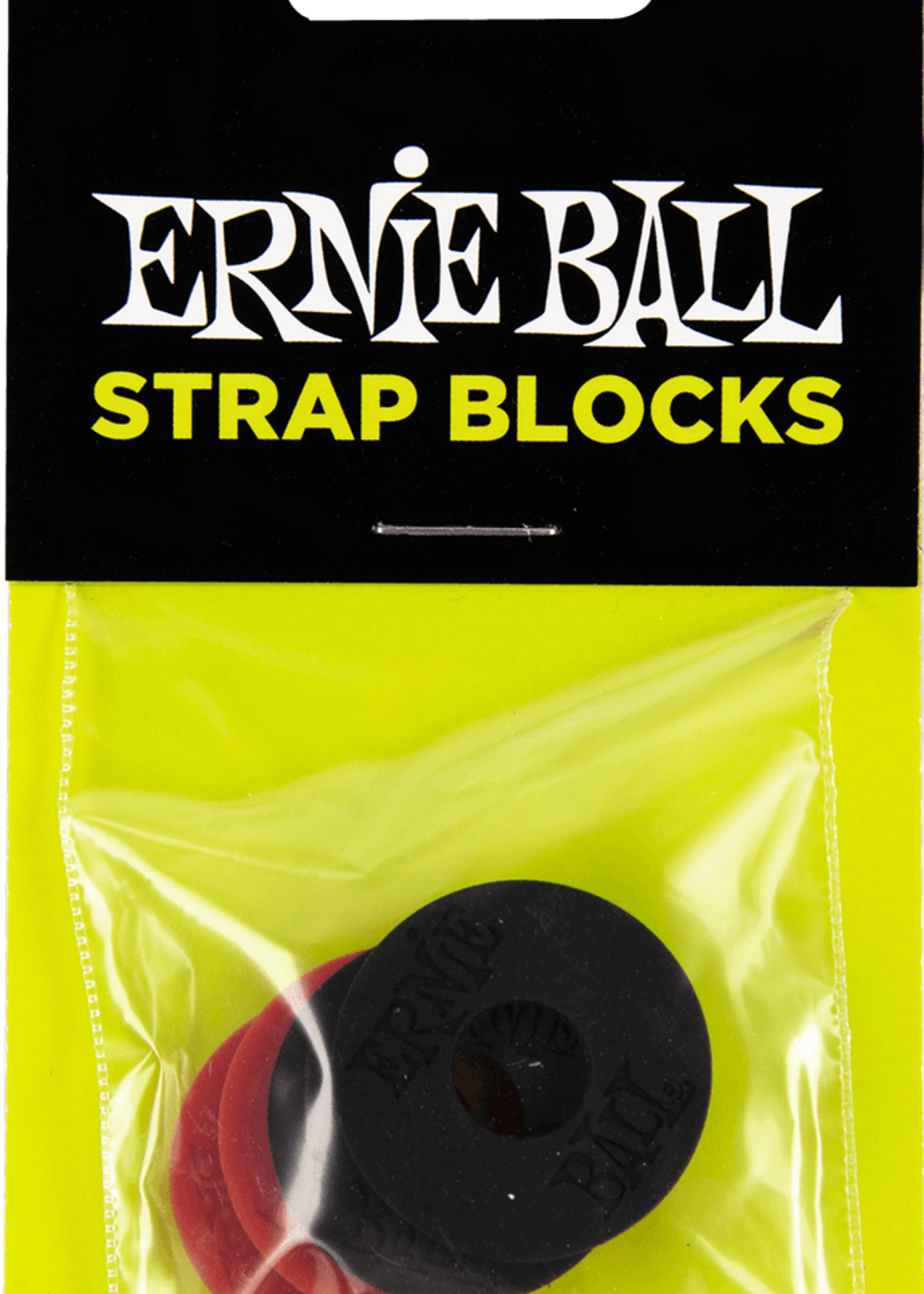 Ernie Ball Ernie Ball Strapblocks Zwart (EB 4603) - 4 stuks