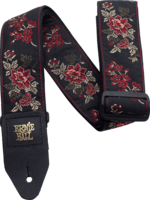 Ernie Ball Ernie Ball Jacquard Gitaarband Red Rose