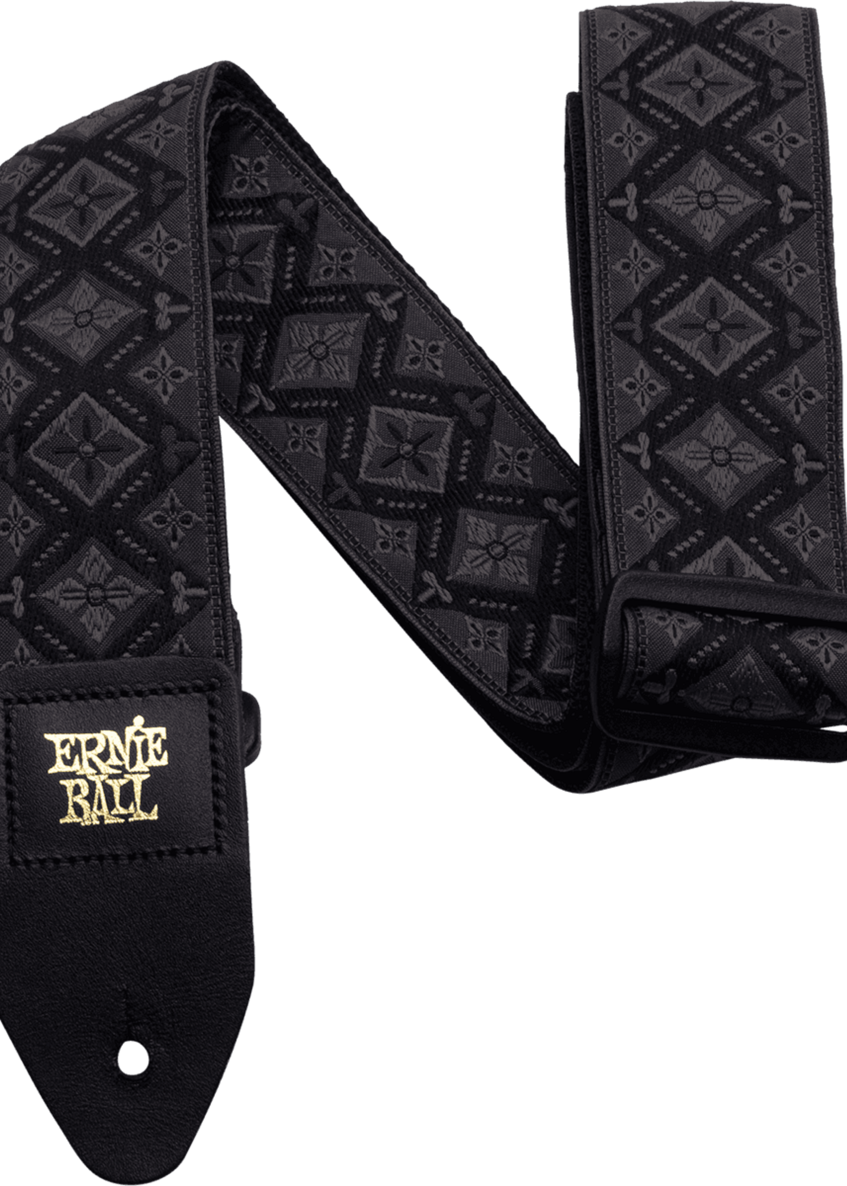 Ernie Ball Ernie Ball Gitaarband Regal Black, verstelbaar, polypro (EB 4093)