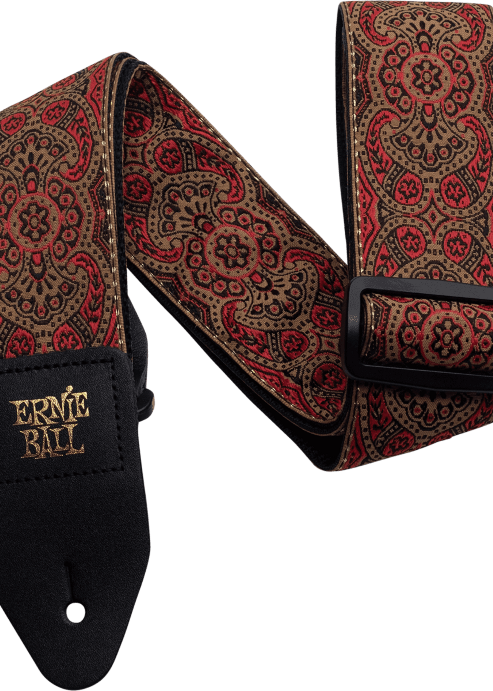 Ernie Ball Ernie Ball Jacquard Gitaarband Crimson Paisley Rood (EB 4162)