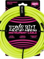 Ernie Ball Ernie Ball Instrumentenkabel Recht/Haaks 3 m Geel Fluo