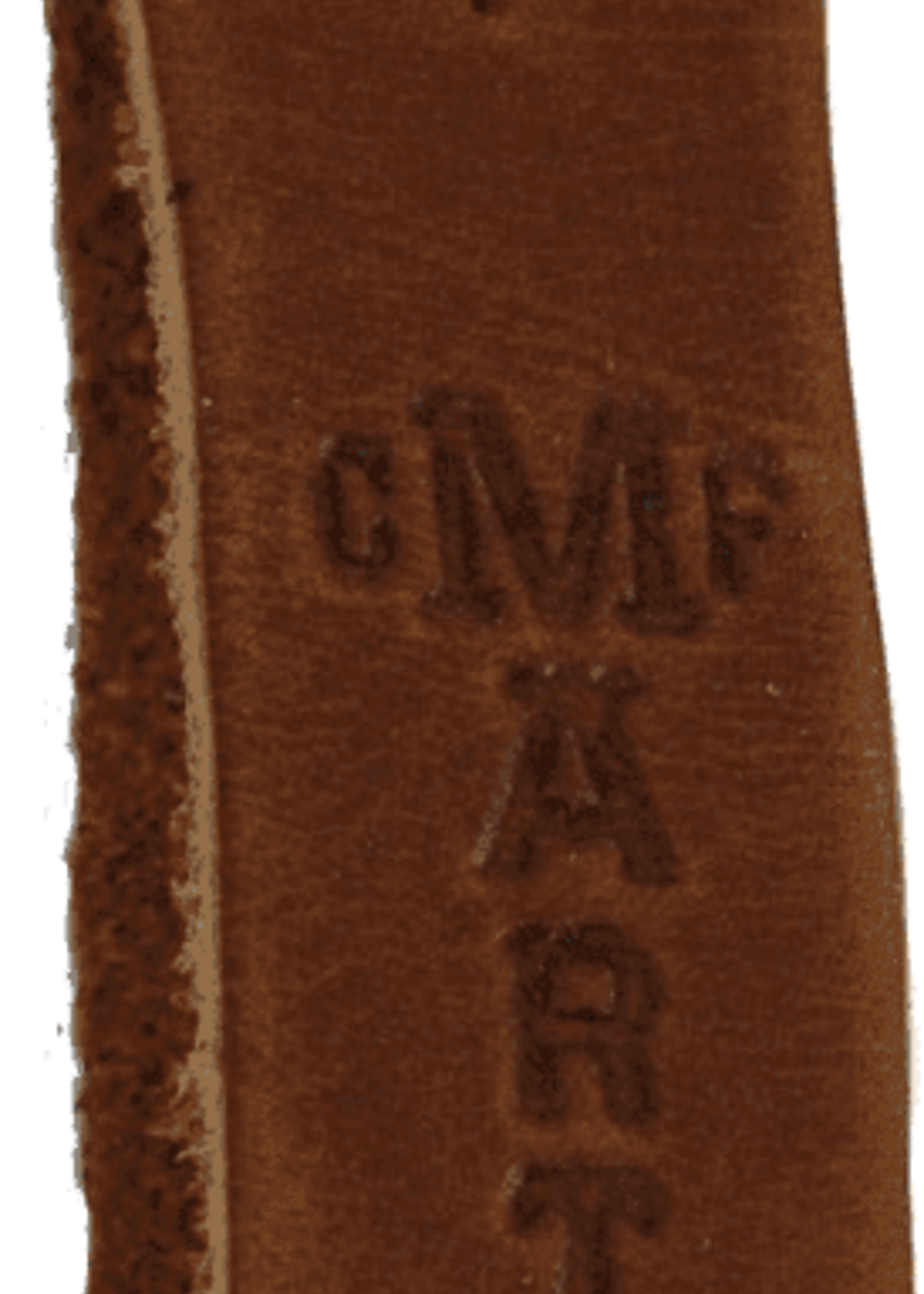 C.F MARTIN & CO Martin Gitaarband - Strap van Bruin Leder (Verstelbaar)