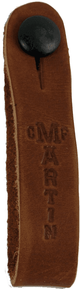 Martin Gitaarband - Strap van Bruin Leder (Verstelbaar)