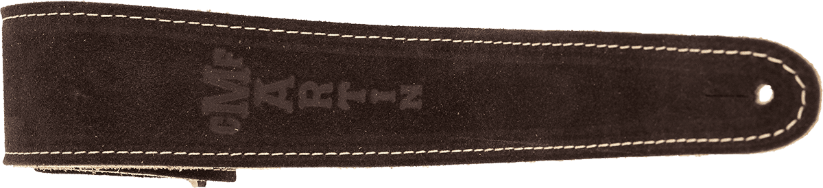 Gitaarband Dubbele Dikte - Suède Strap Bruin / Tan (Verstelbaar)