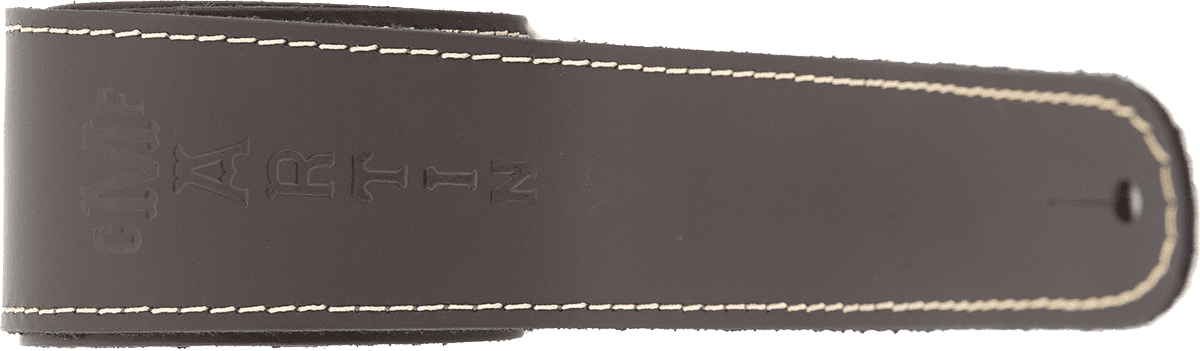 Martin Gitaarband Slim Style - Bruin Leder (Verstelbaar)
