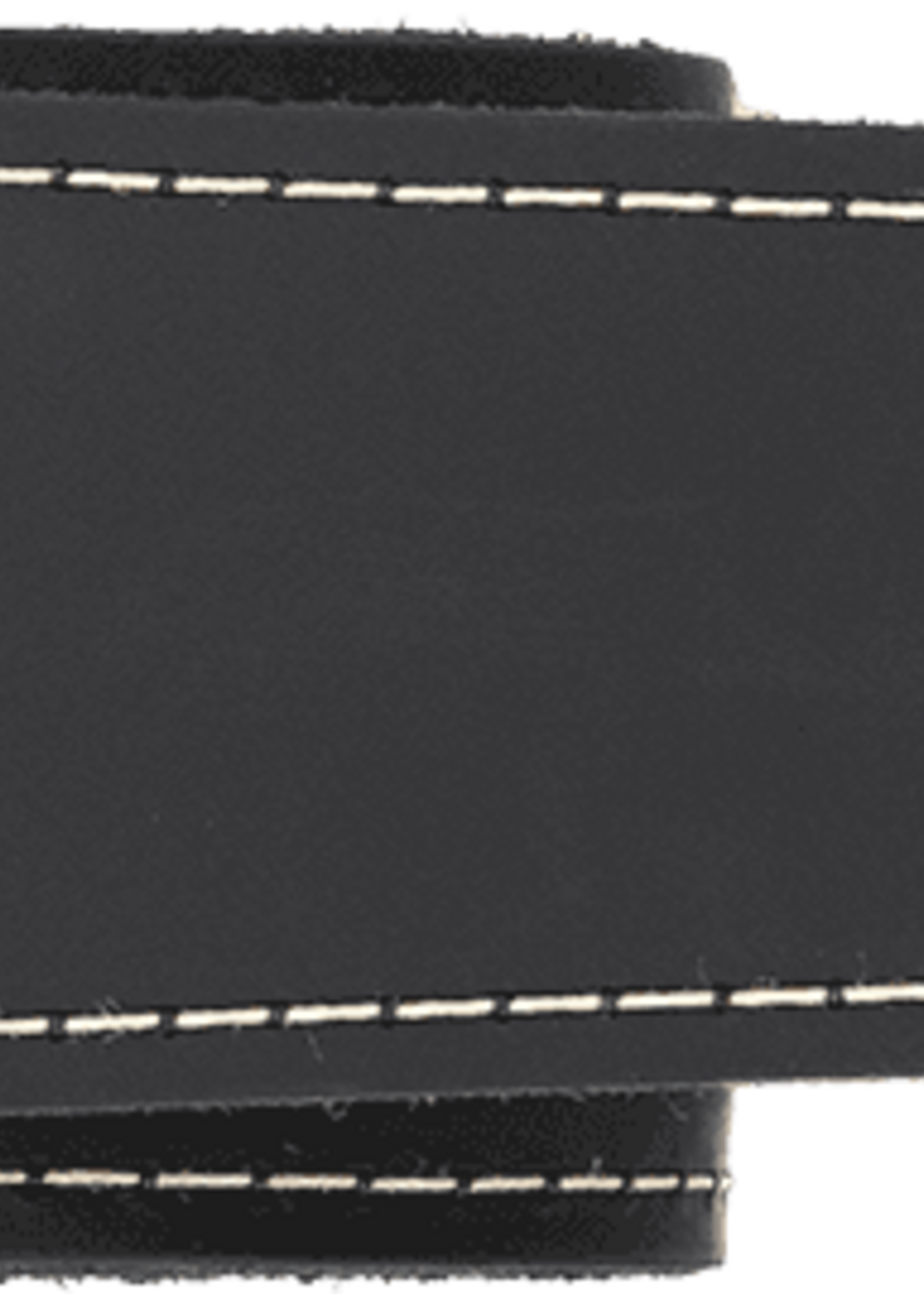 C.F MARTIN & CO Martin Gitaar- en Basgitaarband Standard - Slim Style, Zwart Leder (Verstelbaar)