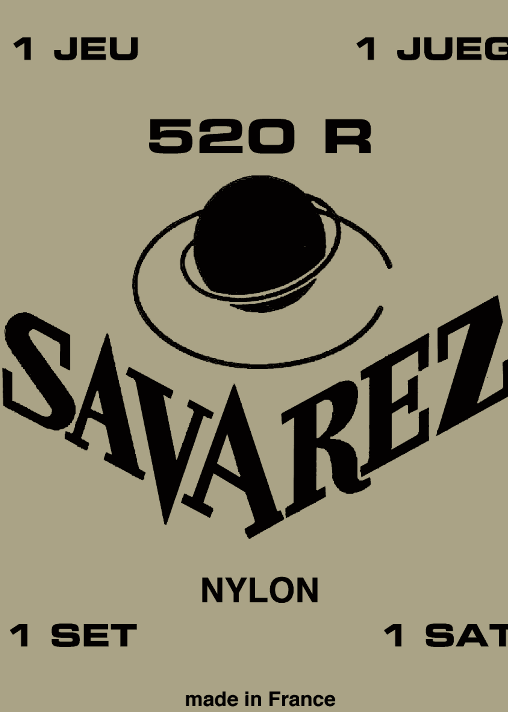 Savarez Savarez 520R Snaren voor Klassieke Gitaar, Rood (Normal Tension)