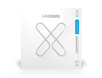 D'Addario XSAPB1253 XS Coated Phosphor Bronze Akoestische Gitaarsnaren, Light, 12-53