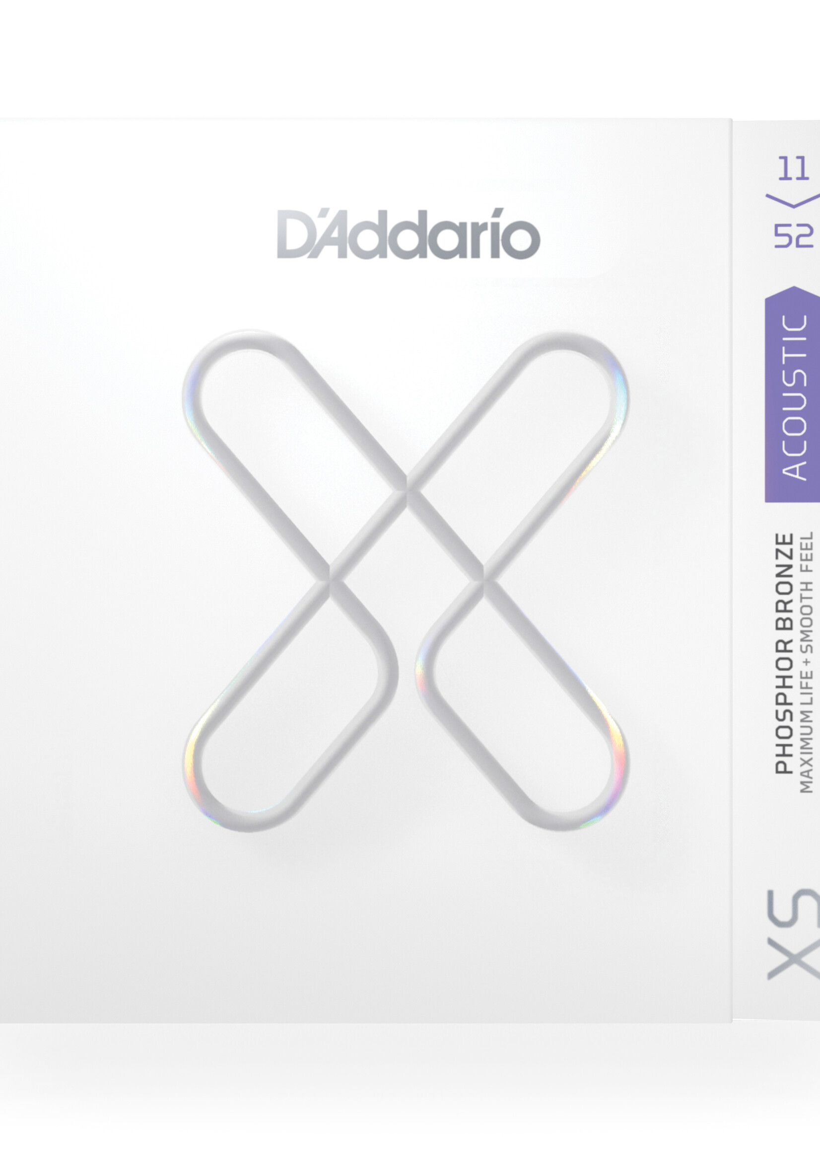 D'Addario D'Addario XSAPB1152 XS Coated Phosphor Bronze Akoestische Gitaarsnaren, Custom Light, 11-52