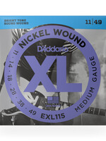 D'Addario D'Addario EXL115 Nickel Wound Elektrische Gitaarsnaren (Medium, 11-49)