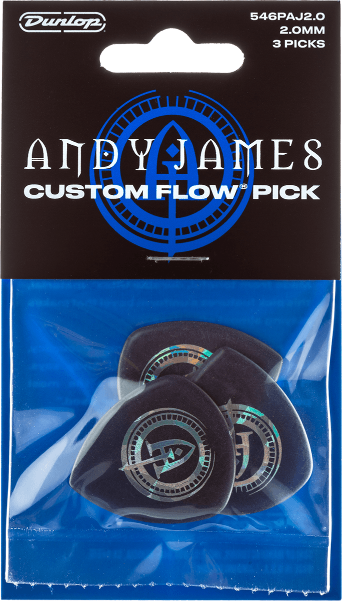 Dunlop 549P200 Andy James Flow Custom Series Plectrum 2.00 mm