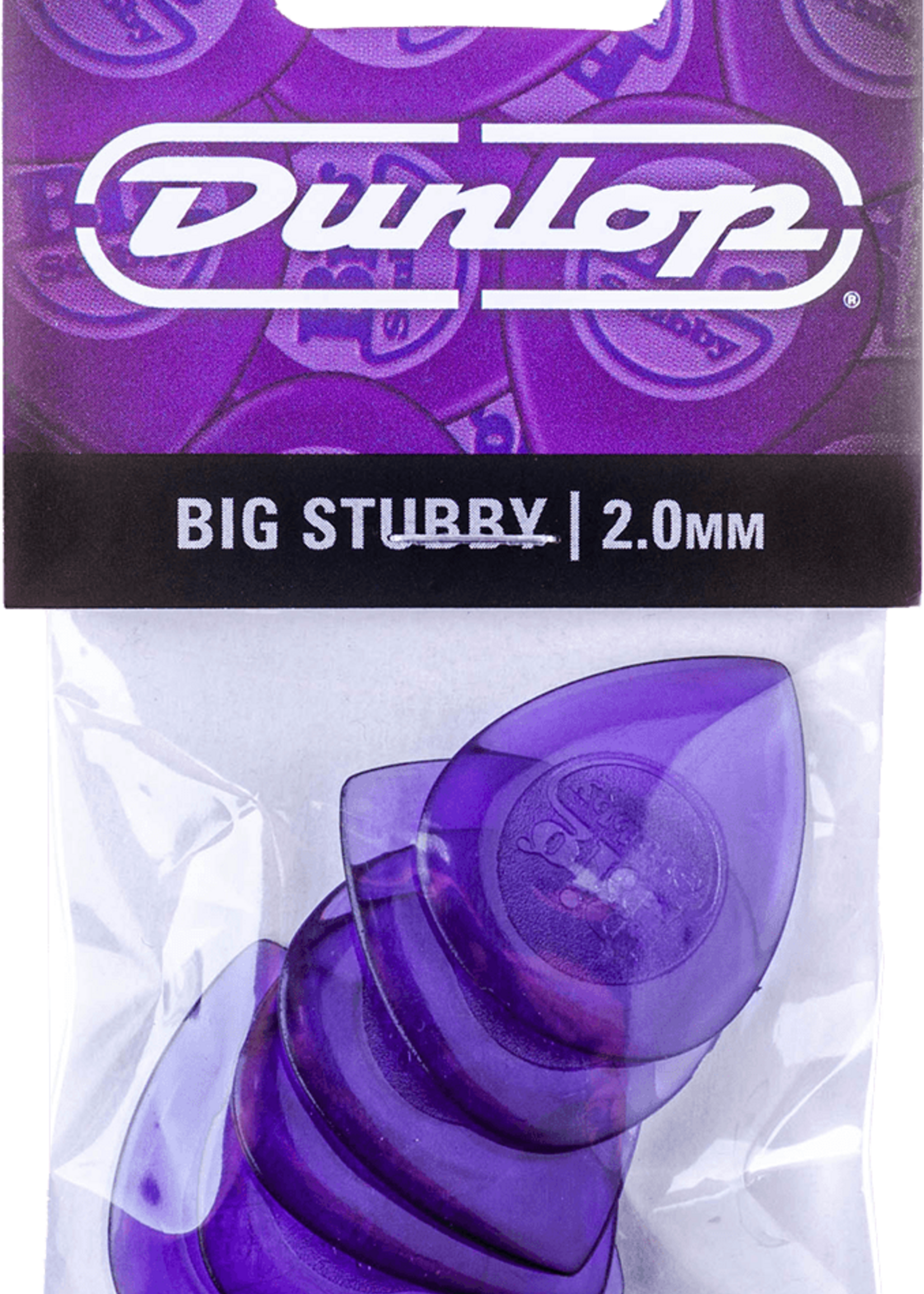 Dunlop Dunlop 475P200 Big Stubby Player's Pack Plectrum 2.00 mm (6 stuks)