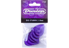 Dunlop Big Stubby Plectrum 2.00 mm (6 stuks)