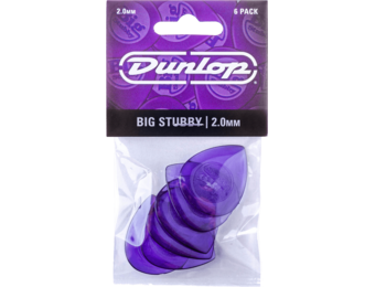 Dunlop Big Stubby Plectrum 2.00 mm (6 stuks)