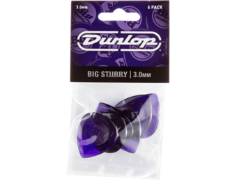 Dunlop Big Stubby Plectrum 3.00 mm (6 stuks)