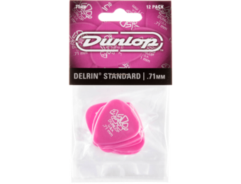 Dunlop Delrin 500 Plectrum 0.71 mm (12 stuks)