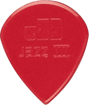 Dunlop 47R3N Nylon Jazz III Player's Pack Plectrum (Rood, 6 stuks)