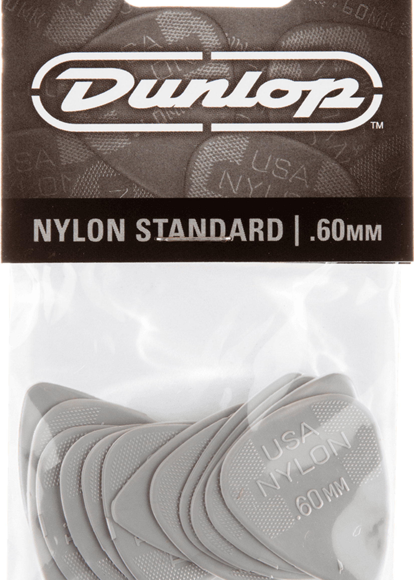 Dunlop Dunlop 44P060 Nylon Standard Player's Pack Plectrum 0.60 mm (12 stuks)