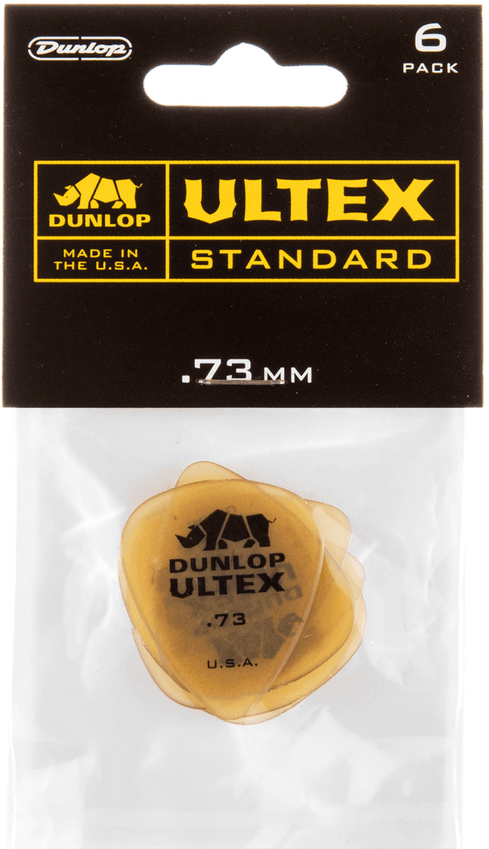 Dunlop 427P073 Ultex Sharp Player's Pack Plectrum 0.73 mm (6 stuks)