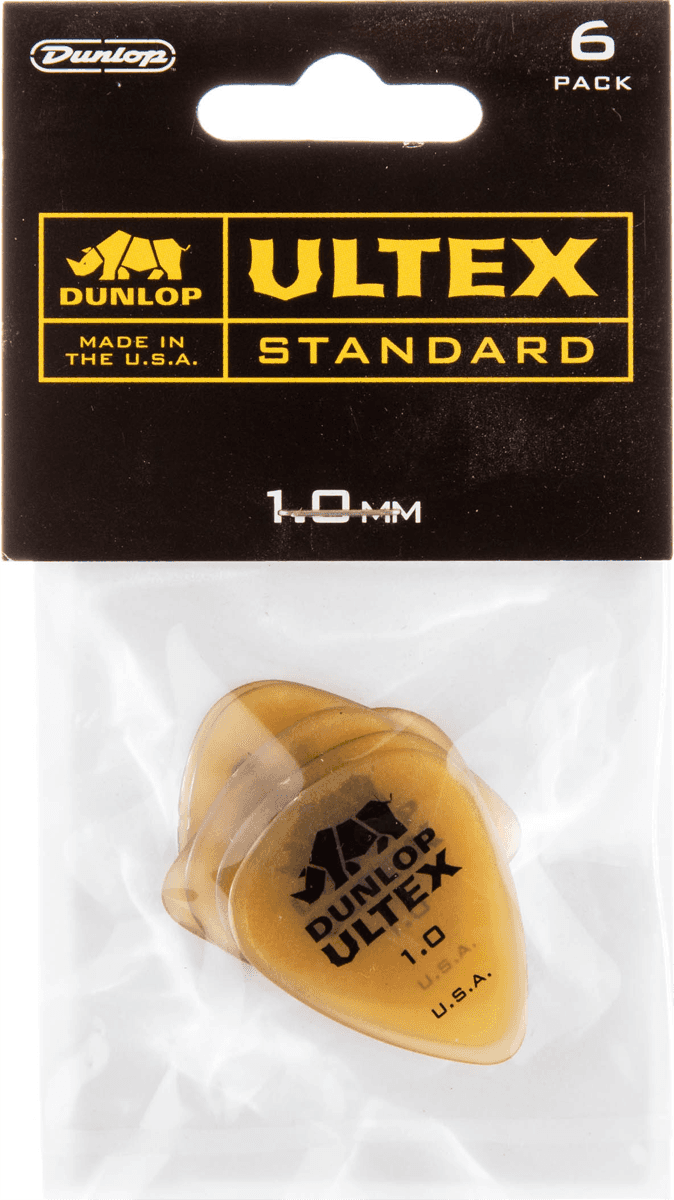 Dunlop 427P100 Ultex Sharp Player's Pack Plectrum 1.00 mm (6 stuks)