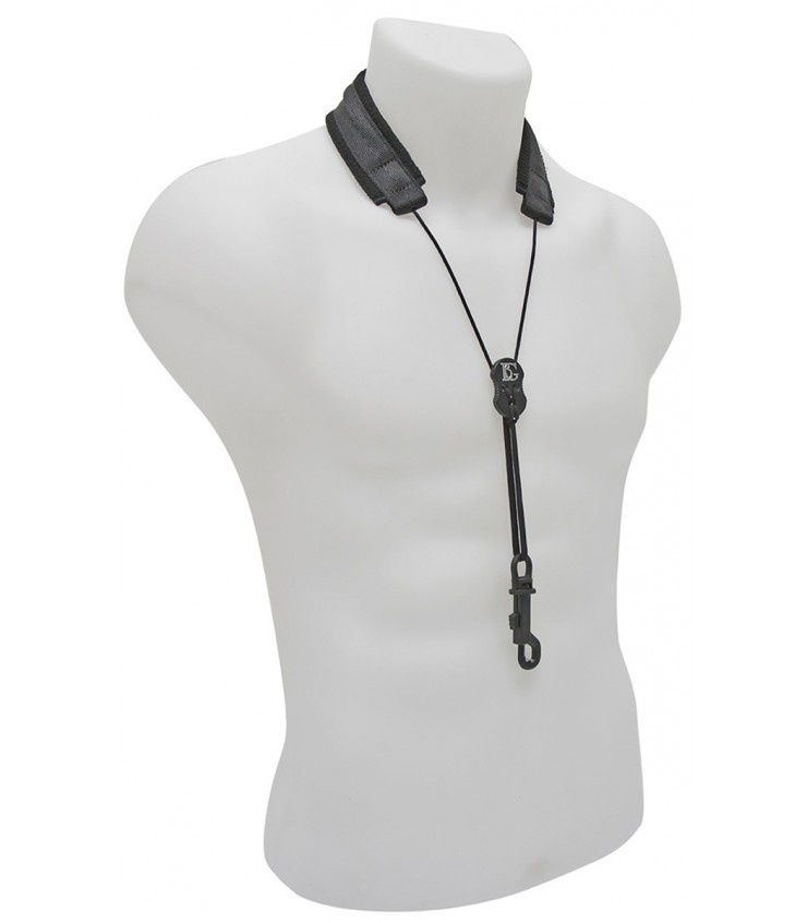 BG "Comfort" Nylon Draagkoord voor Saxofoon (Sopraan/Alt/Tenor) met Gesloten Haak
