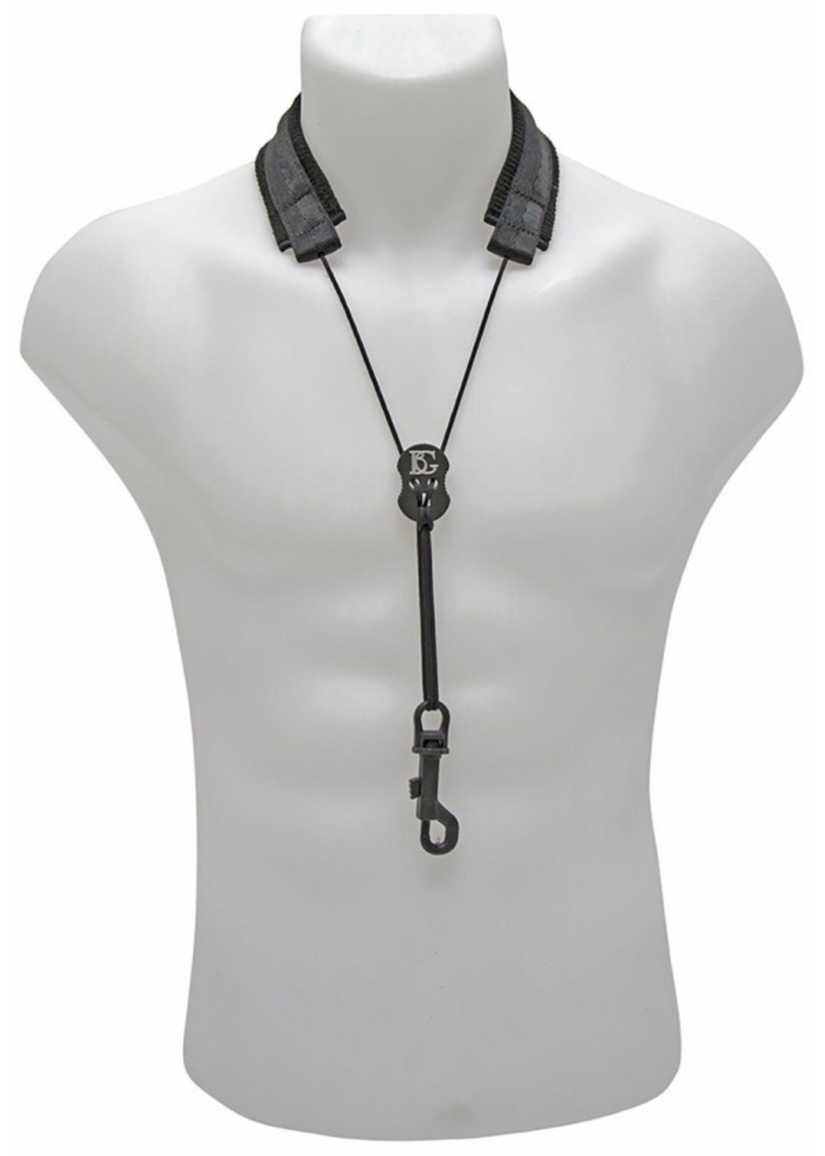 BG BG "Comfort" Nylon Draagkoord voor Saxofoon (Sopraan/Alt/Tenor) met Gesloten Haak