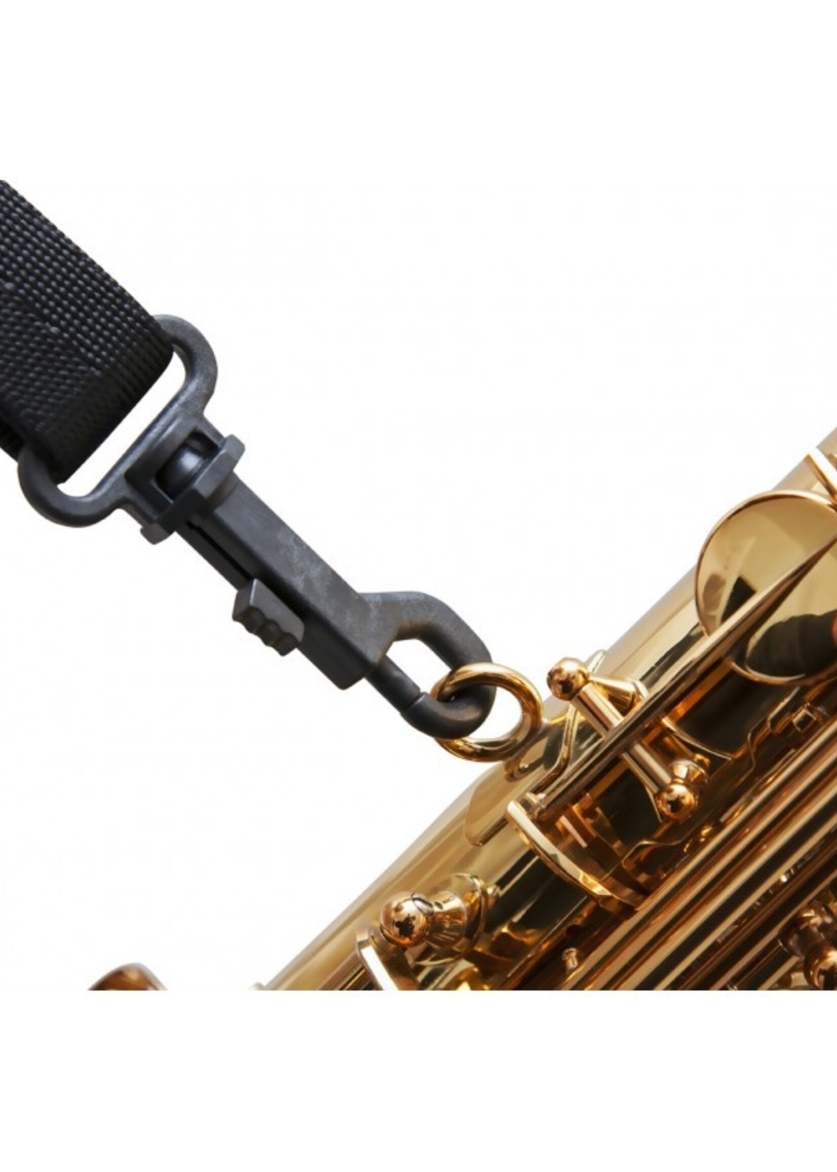 BG BG "Comfort" Nylon Draagkoord voor Saxofoon (Sopraan/Alt/Tenor) met Gesloten Haak