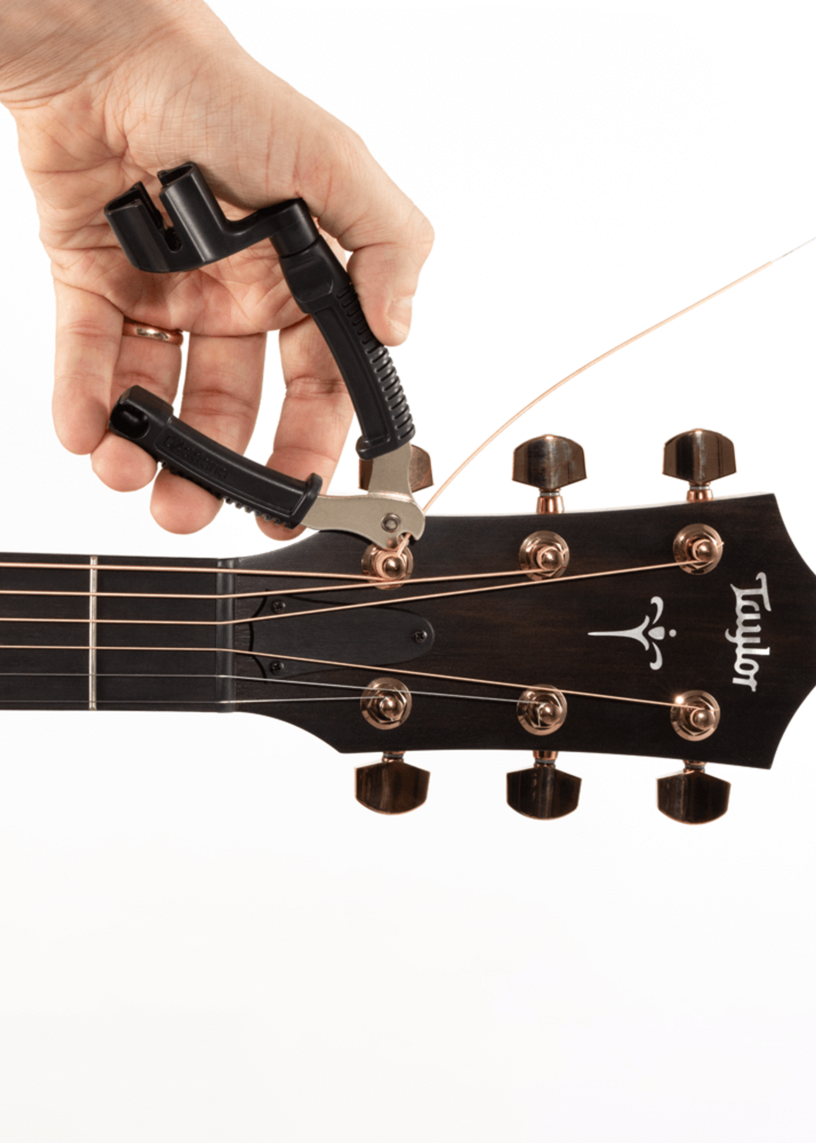 D'Addario D'Addario Pro-Winder DP0002 All-in-One Snaarwinder, Knipper & Pinhouder (Zwart)