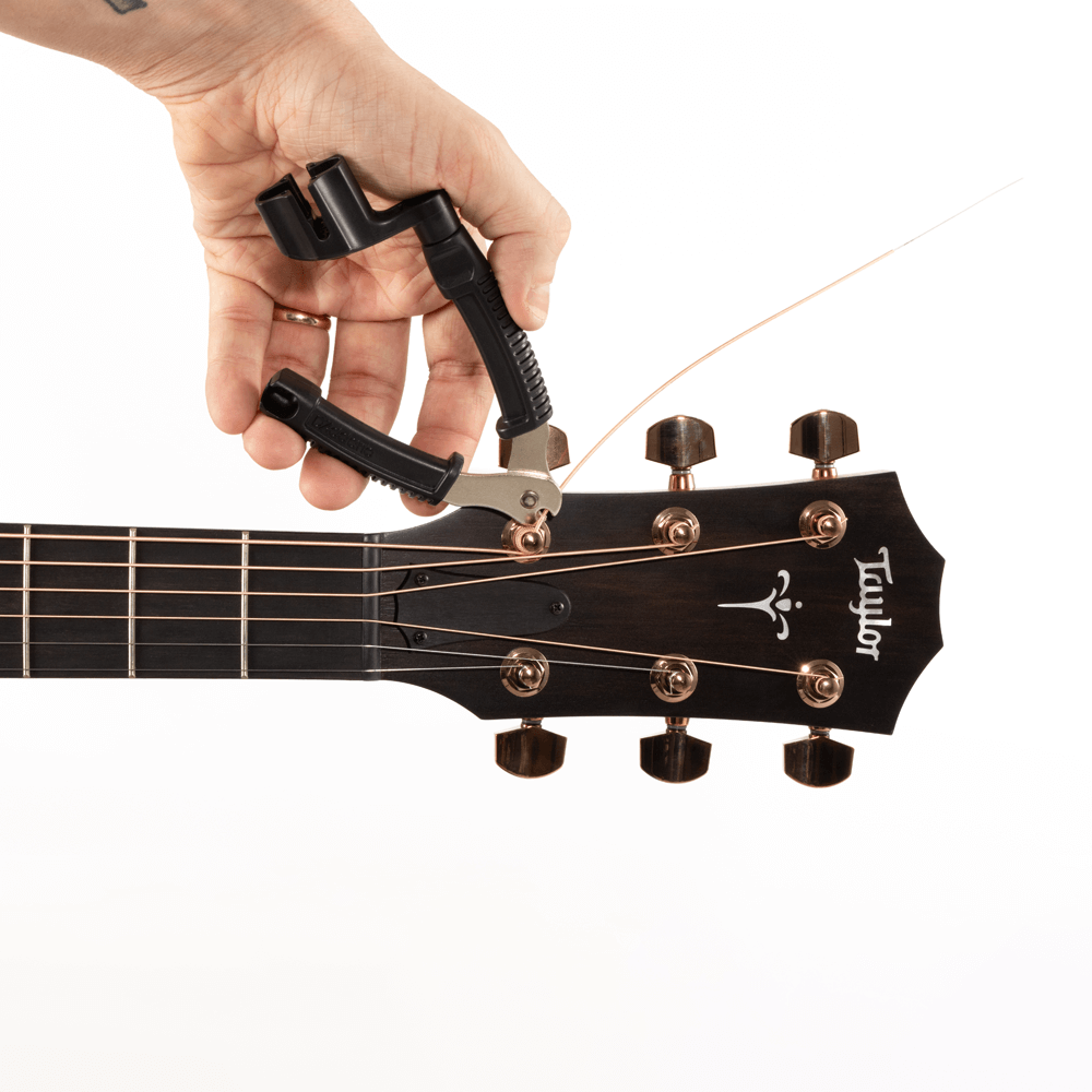 D'Addario Pro-Winder DP0002 All-in-One Snaarwinder, Knipper & Pinhouder (Zwart)