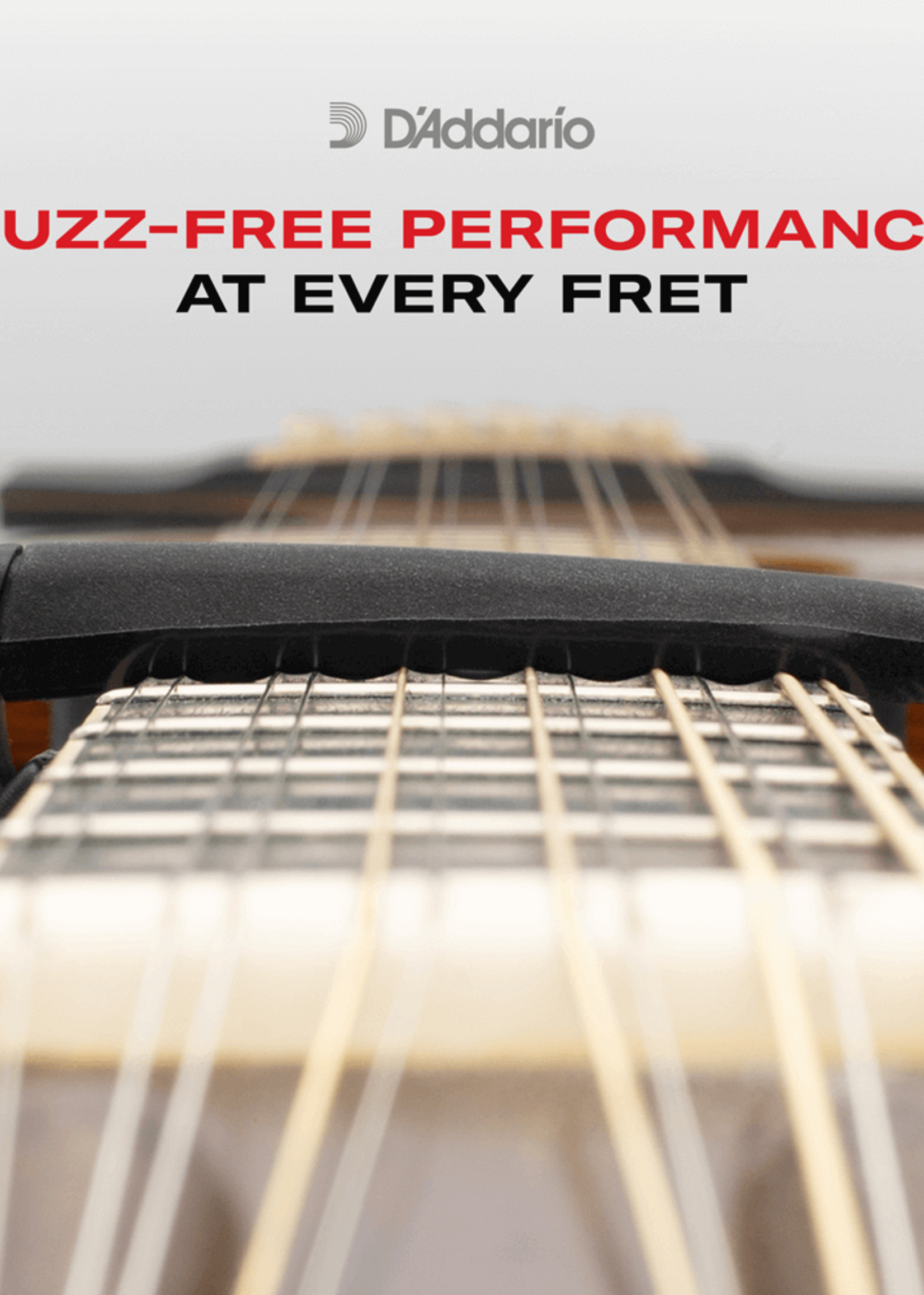 D'Addario D'Addario Capo Lite voor Akoestische & Elektrische Gitaar (PW-CP-07)