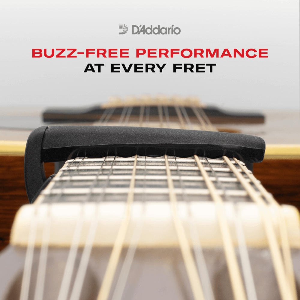 D'Addario Capo Lite voor Akoestische & Elektrische Gitaar (PW-CP-07)