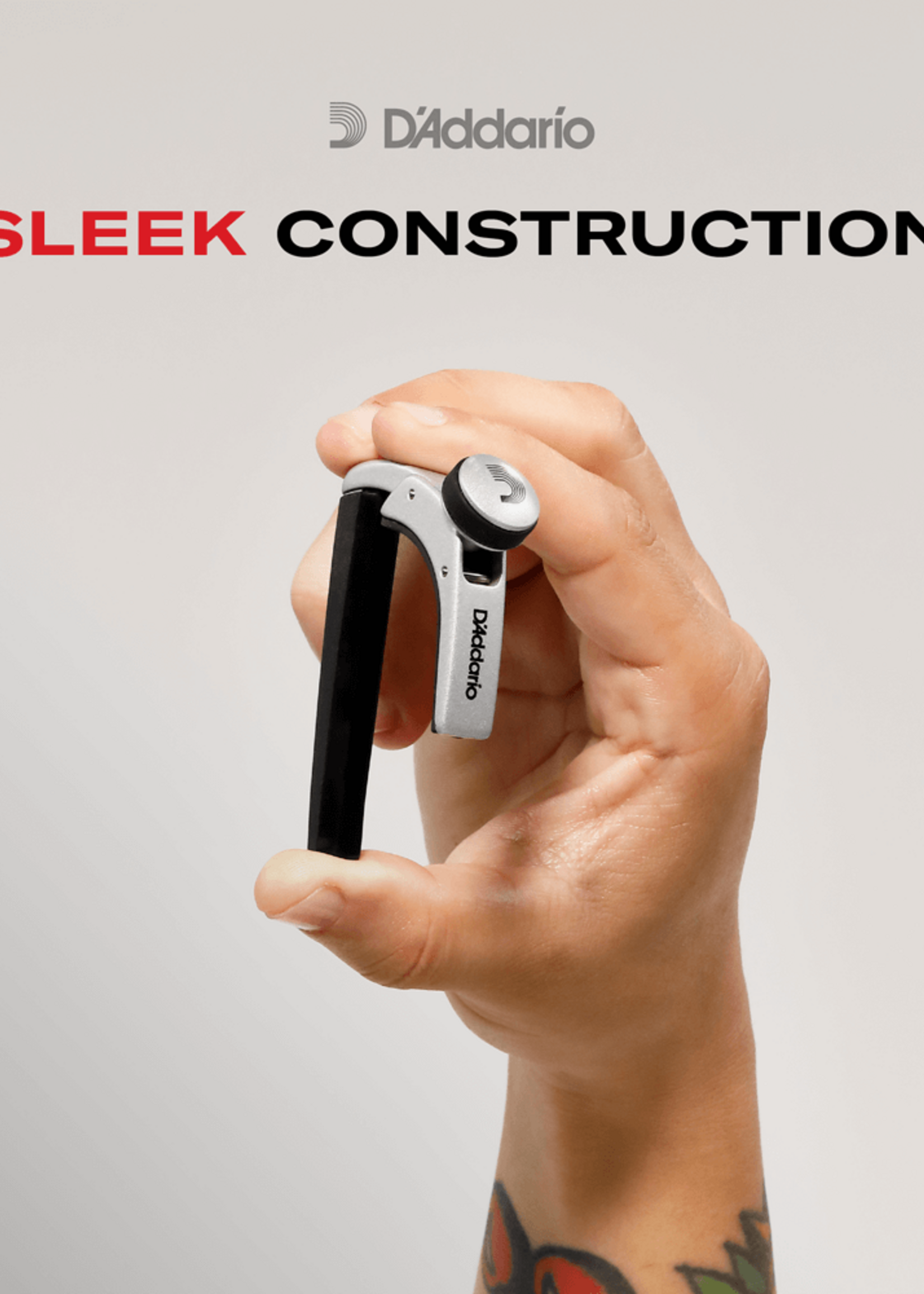 D'Addario D'Addario Capo Lite voor Akoestische & Elektrische Gitaar (PW-CP-07)