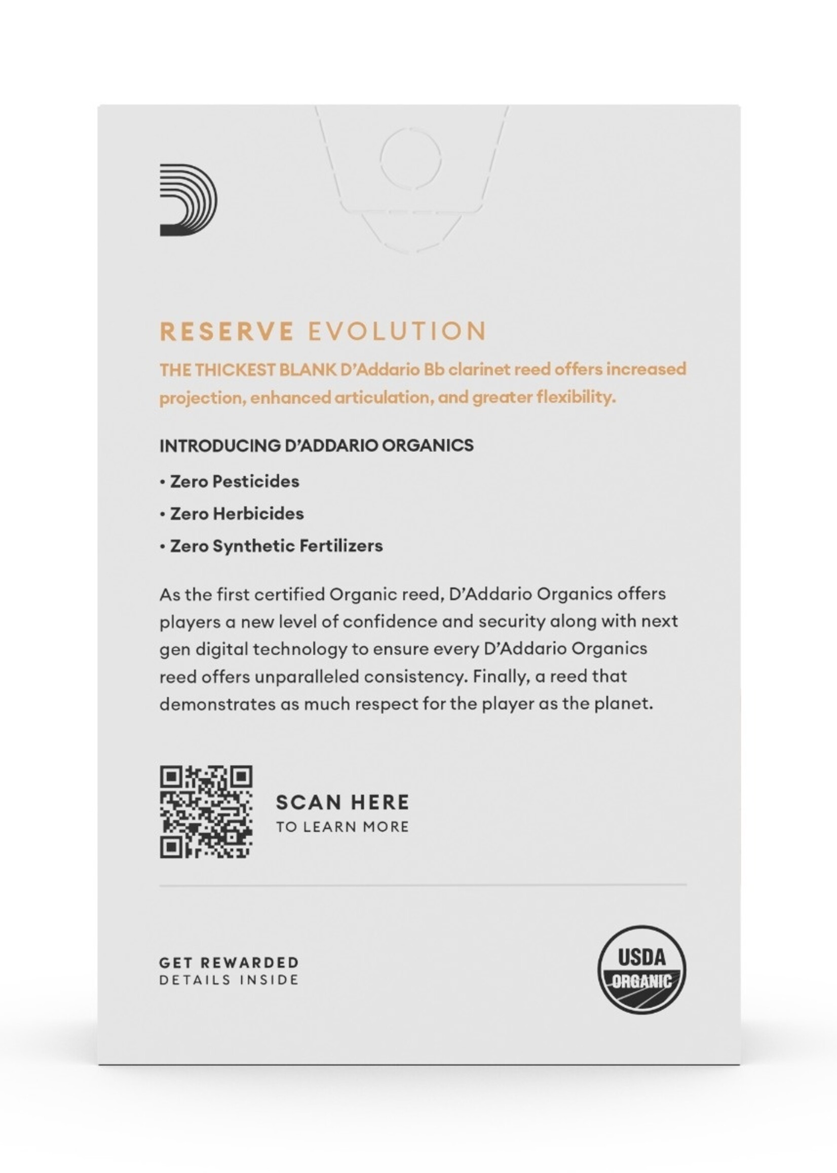 D'Addario D'Addario Reserve Evolution rieten besklarinet