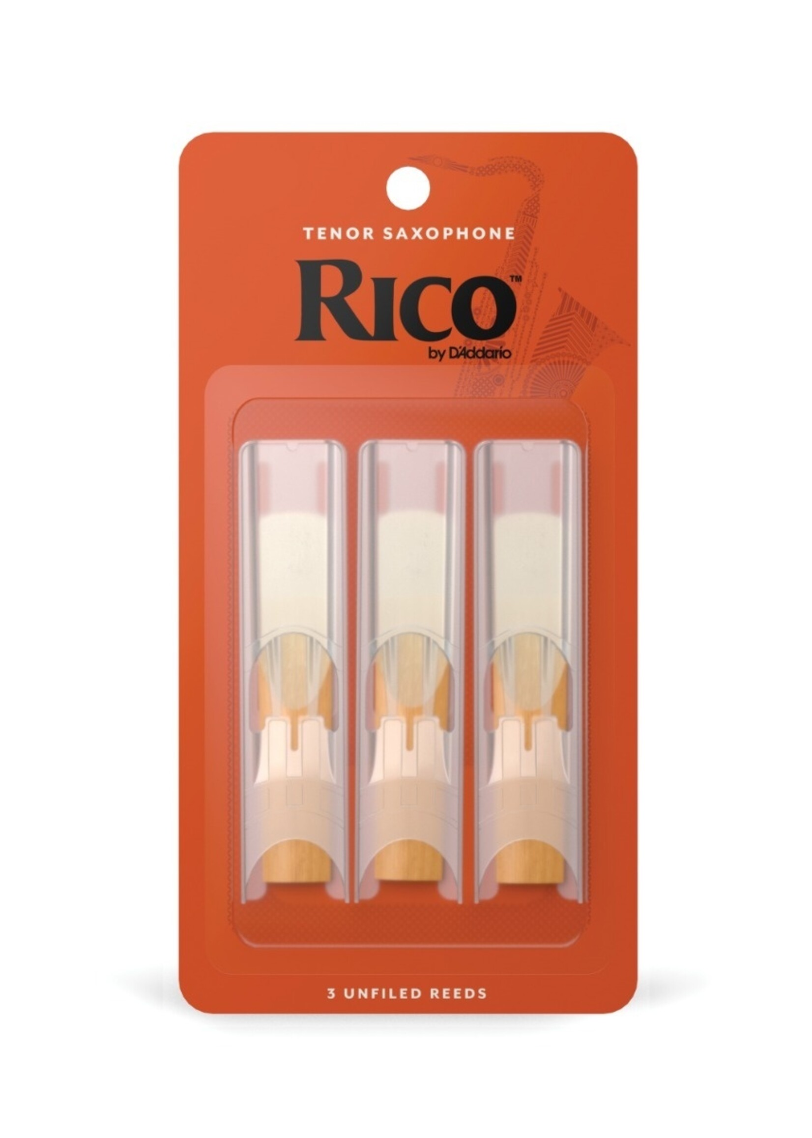 D'Addario Rico by D’Addario tenorsaxofoon rieten, 3-Pack