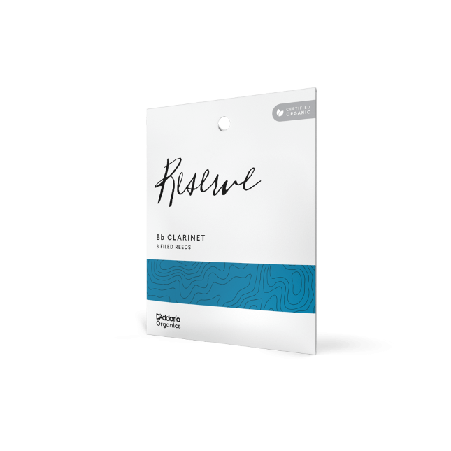 D'addario Organic Reserve besklarinet, 3-pack