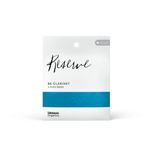 D'addario Organic Reserve besklarinet, 3-pack