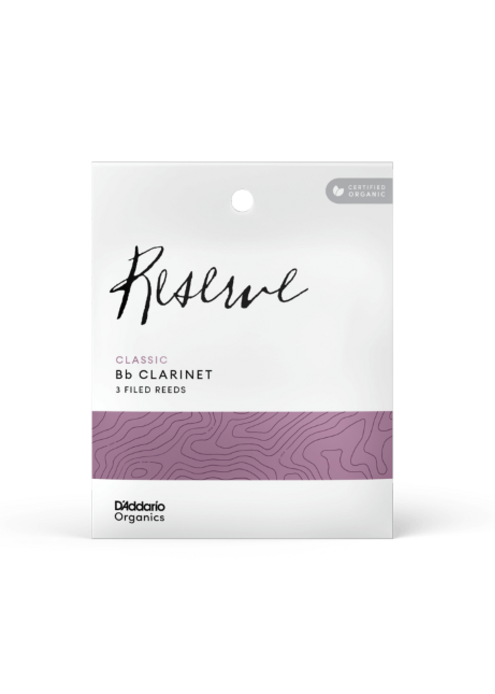 D'Addario D'Addario Organic Reserve Classic besklarinet, 3-pack
