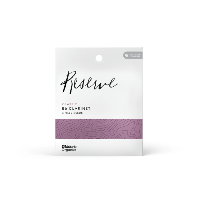 D'Addario Organic Reserve Classic besklarinet, 3-pack