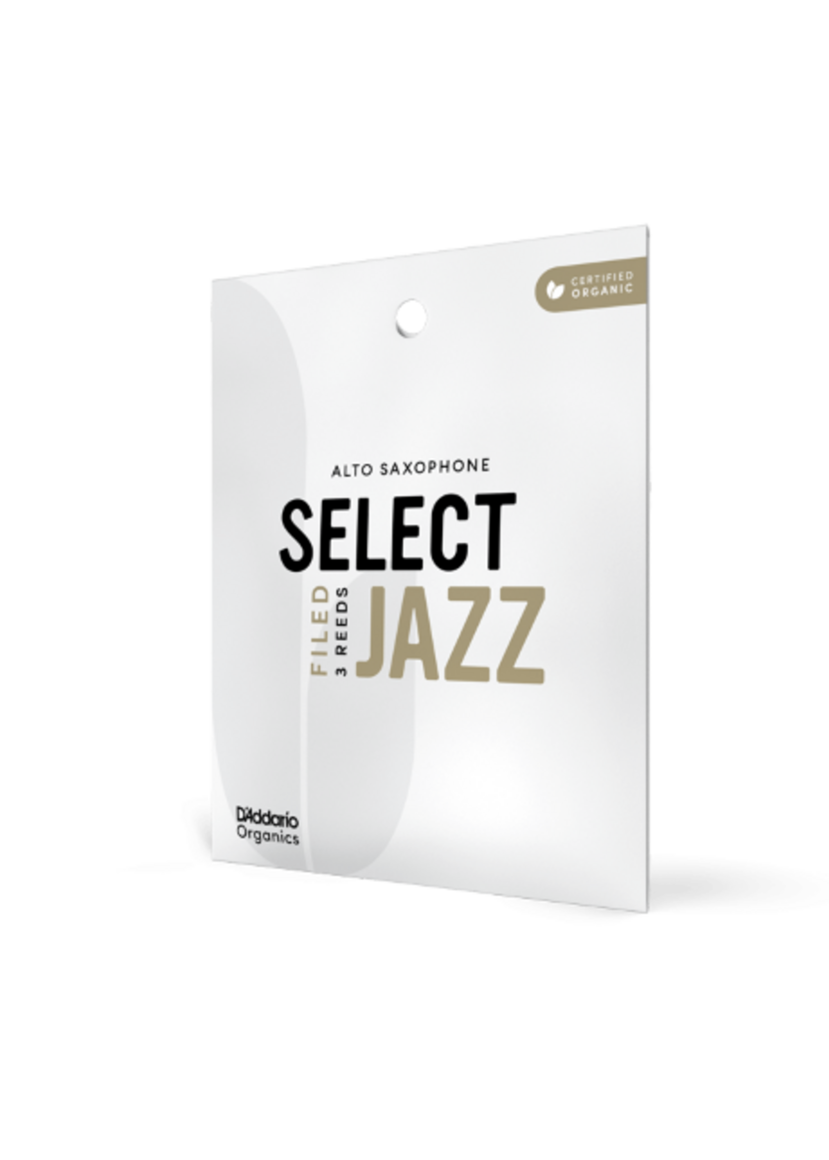 D'Addario Organic Select Jazz Filed altsaxofoon, 3-pack