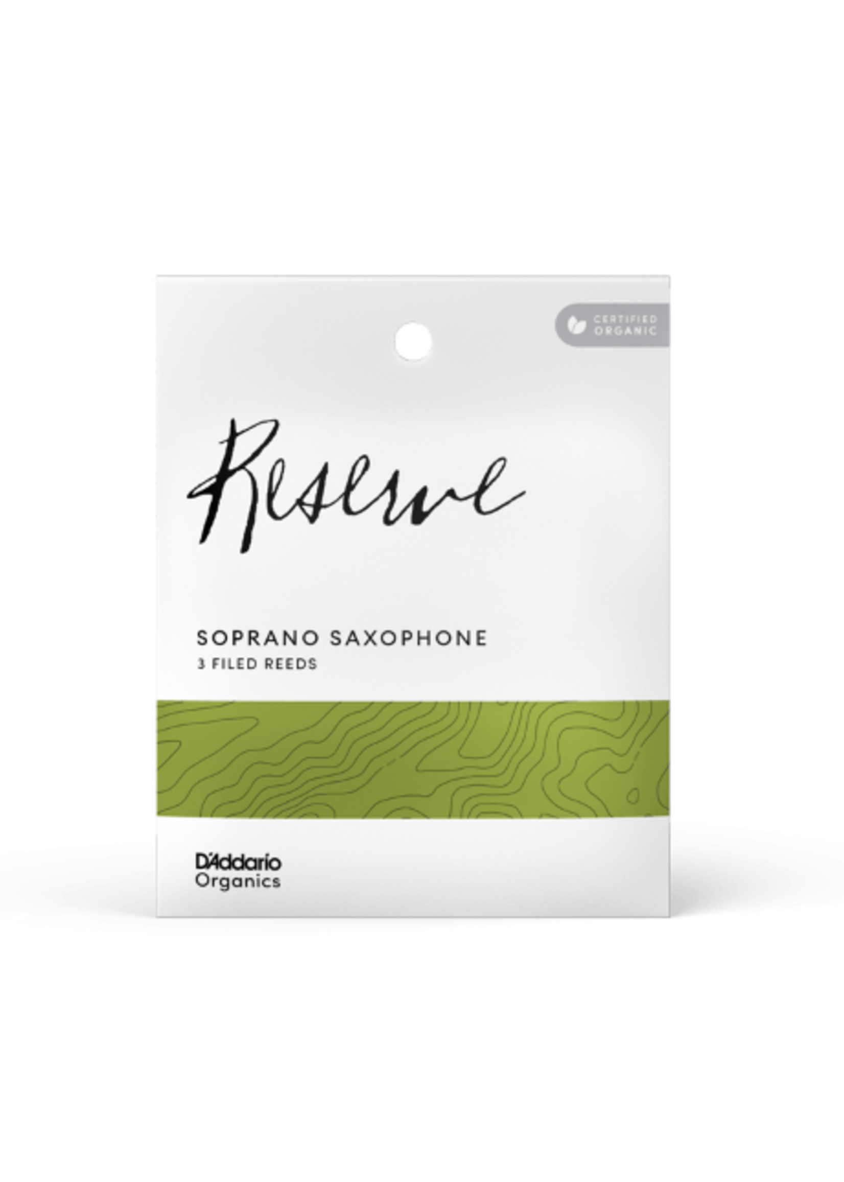 D'Addario D'Addario Organic Reserve sopraan rieten, 3-pack