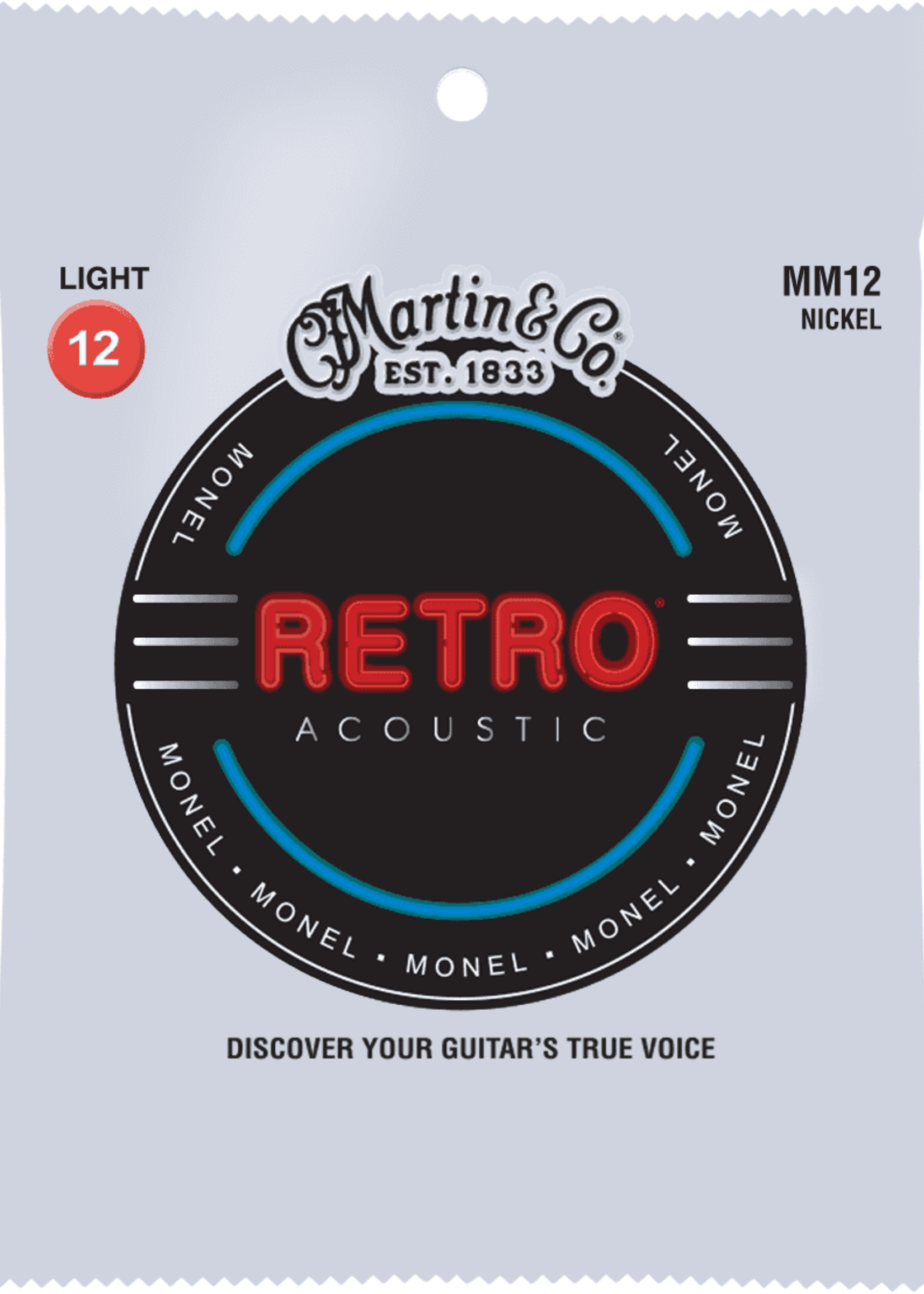 C.F MARTIN & CO Martin MM12 Retro Acoustic Light - Monel legering