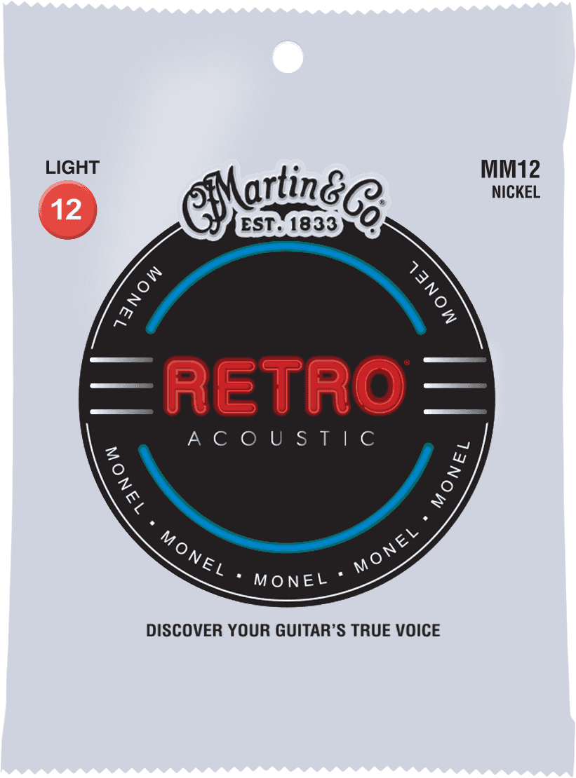 Martin MM12 Retro Acoustic Light - Monel legering