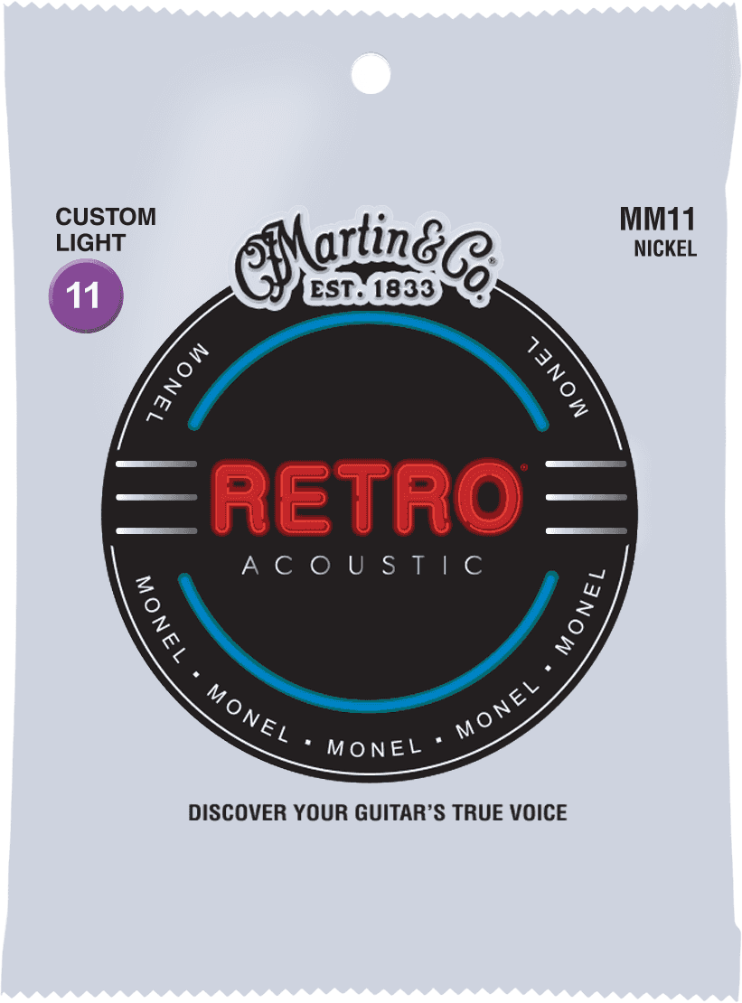 Martin MM11 Retro Acoustic Custom Light - Monel legering