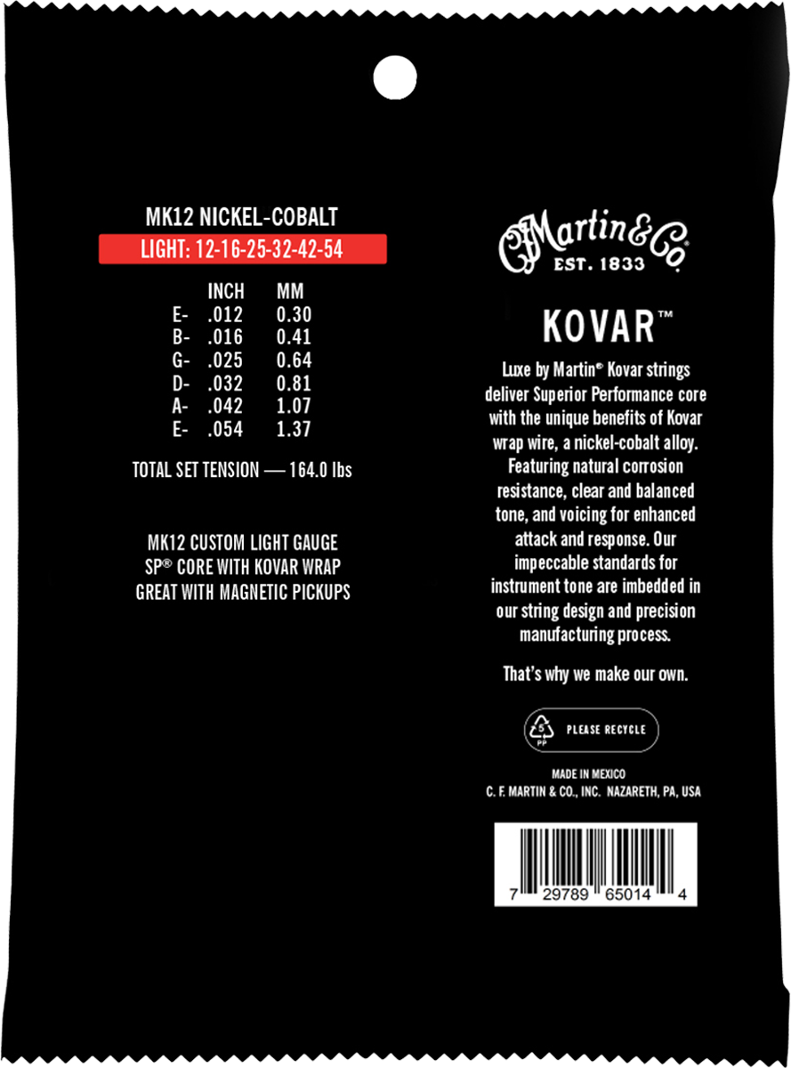 Martin MK12 Kovar Light - Nikkel-kobalt