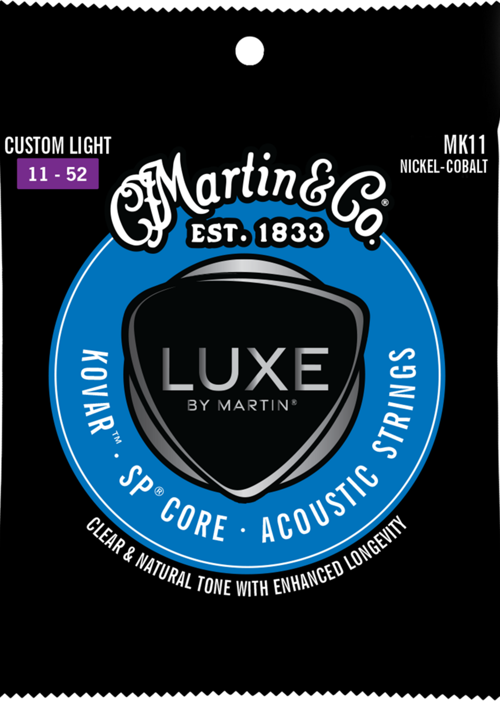 C.F MARTIN & CO Martin MK11 Kovar Custom Light - Nikkel-kobalt