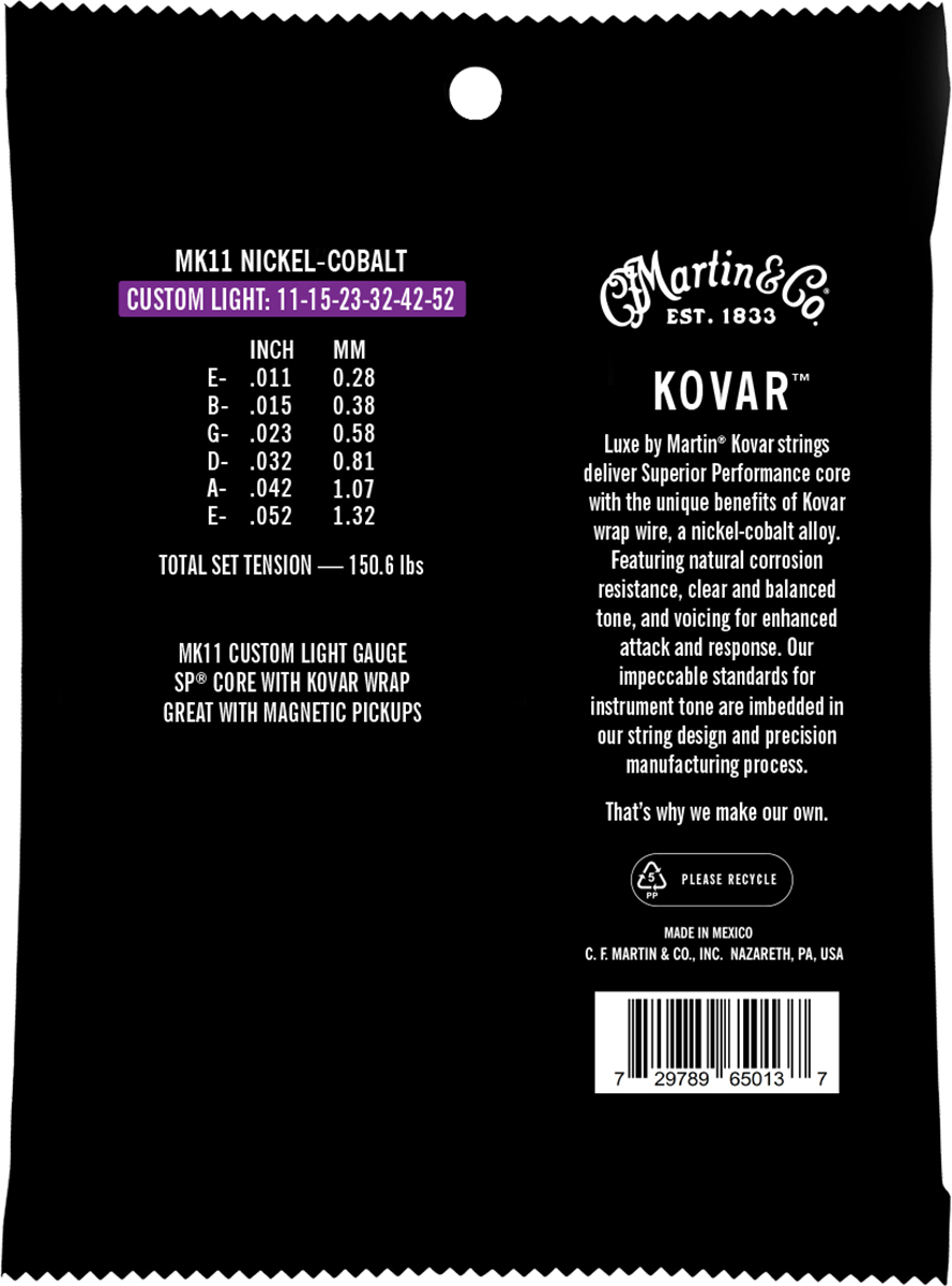 Martin MK11 Kovar Custom Light - Nikkel-kobalt